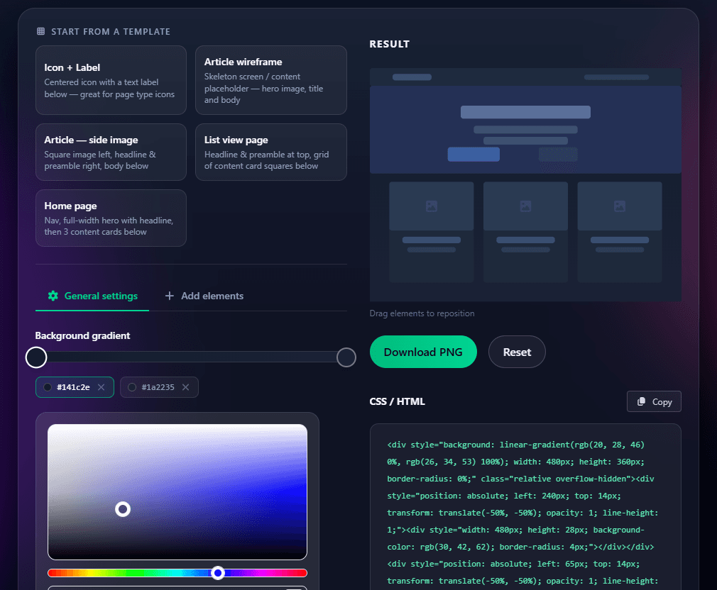 Thumbnail generator