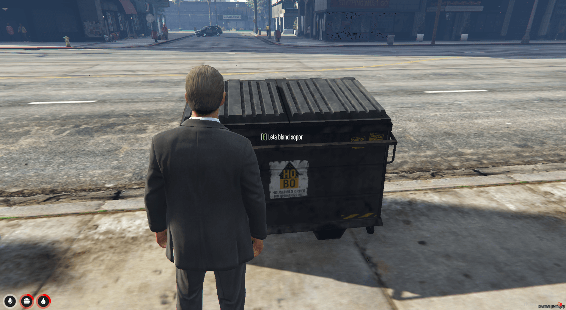 GTA Dumpster dive